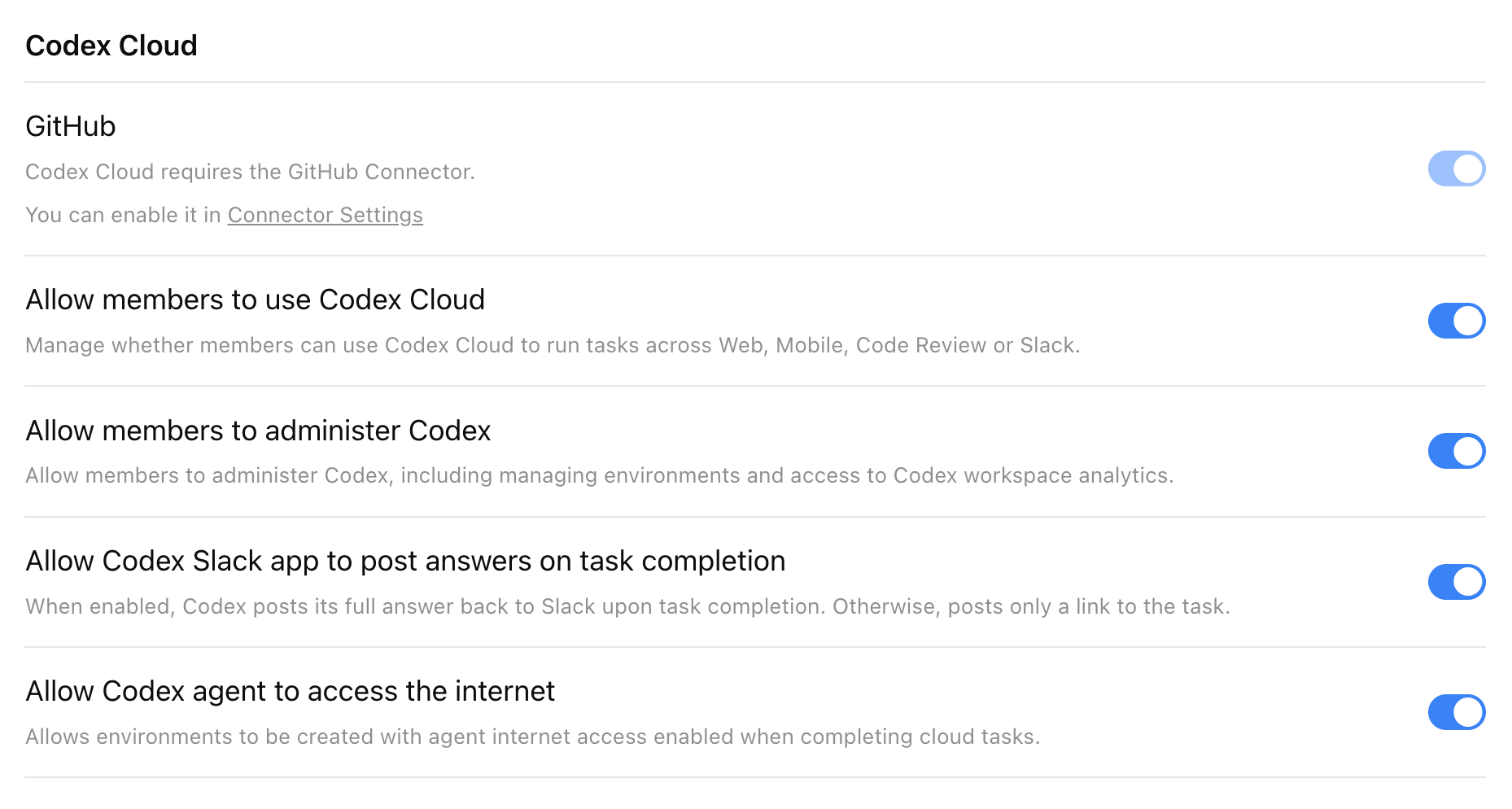 Codex cloud 切换